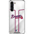 MLB Atlanta Braves Home Jersey Galaxy S24 FE Clear Case